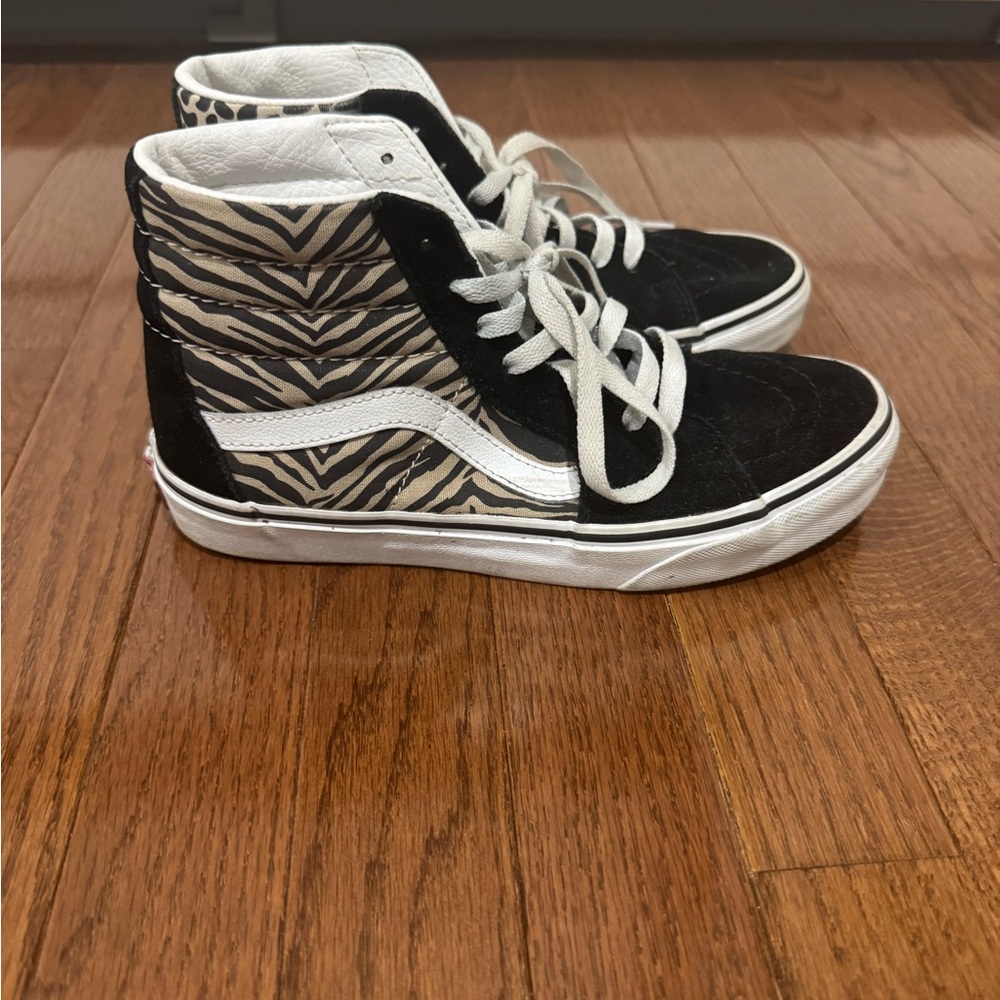 Vans Kids High-Top Sneakers - Animal Print
